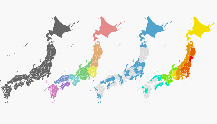 日本地図をwebフォントとcssで これはもうベクターデータもイラストも